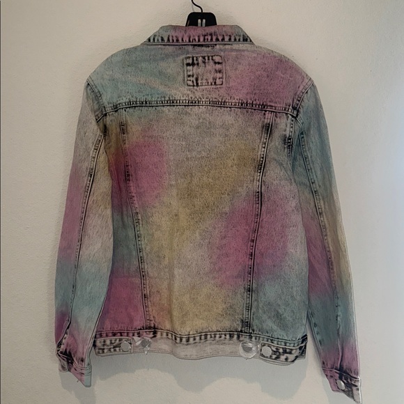 Multicolor Denim Jacket - Size Small - Picture 2 of 4